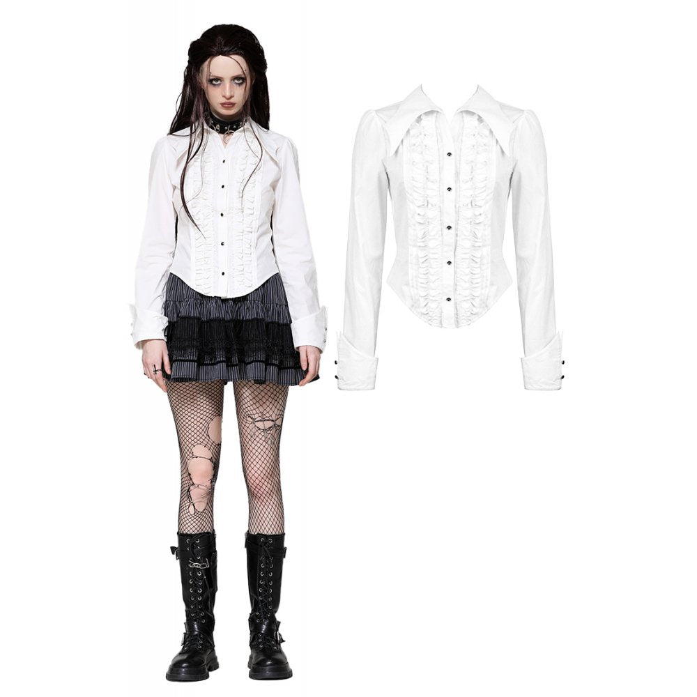 White Gothic Demon Shirt