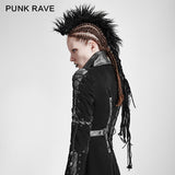 Personality Punk Rock Accessories Wool Hair Headwear