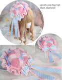 Pink and Blue Sweet Lolita Bow Headwear