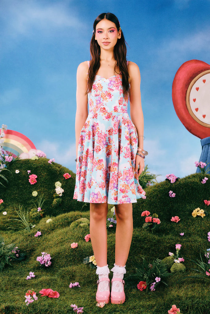 Picnic Bear Knee Dress Hell Bunny X Care Bears
