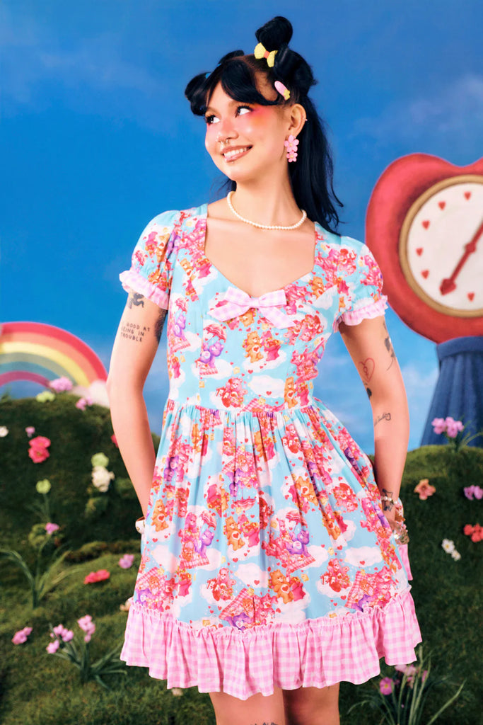 Picnic Bear Mini Dress Hell Bunny X Care Bears