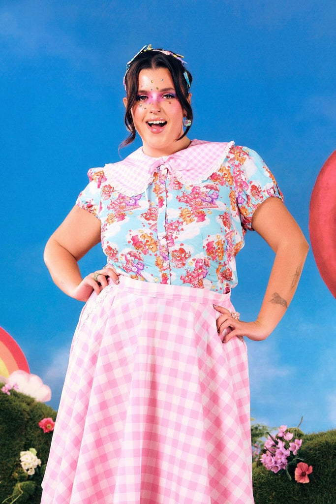 Picnic Bear Blouse Hell Bunny X Care Bears