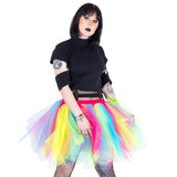 Caelia Tutu Fluffy Tutu Skirt- Rainbow
