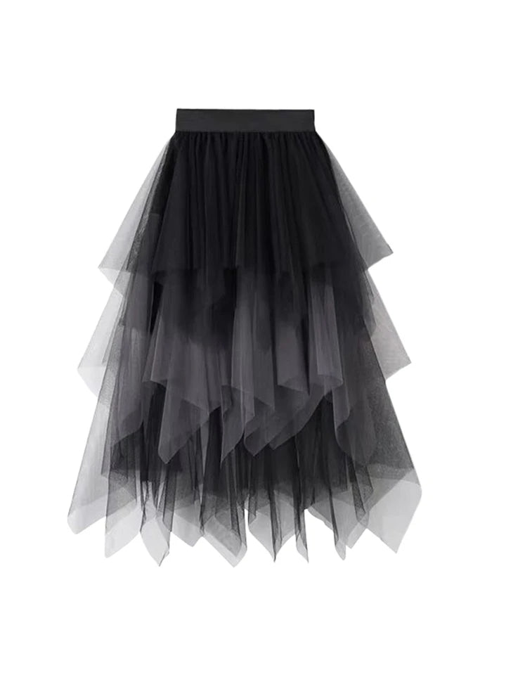 Black & Grey Fairy Tutu Skirt