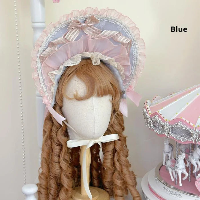 Sweet Lolita Blue Bonnet