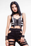 Future Girl Reflective Diamond Grid Vest