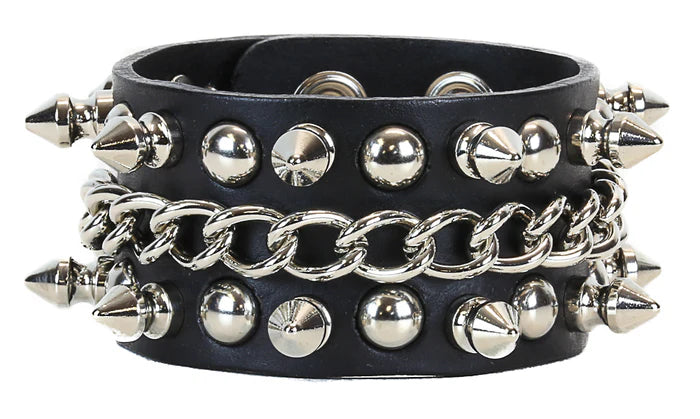 BC141 CHIAN SPIKE STUDDED BRACELET
