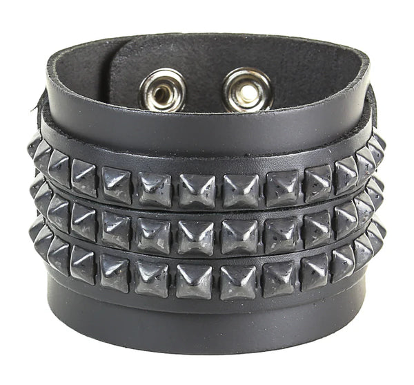 PUNK BRACELET BC653 BLACK