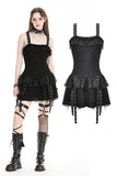 Punk rock black edgy rebellious dress