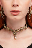 Deadly Coil Choker Gold