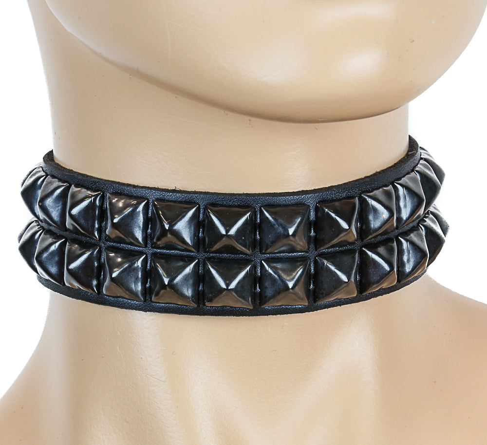 FC109 2 ROW STUDDED CHOKER