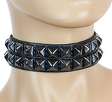 FC109 2 ROW STUDDED CHOKER