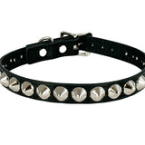 FC121 PATENT NEON LARGE CONE STUDDED CHOKER