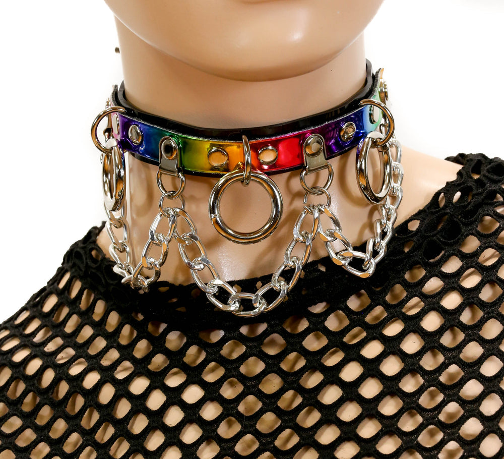 Rainbow Choker FC812RAINBOW