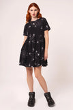 Grungy Spider Mini Dress