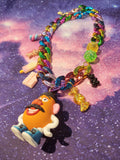 Mr Potato Super Rainbow Necklace
