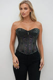 Qiana Midnight Violet Gothic Overbust Corset