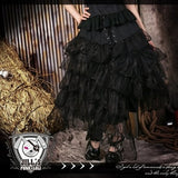 Black Princess Irregular Skirt