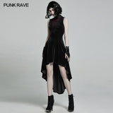 Punk Rave Gothic Black Retro Dress