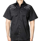 Bat Bone White Western Shirt