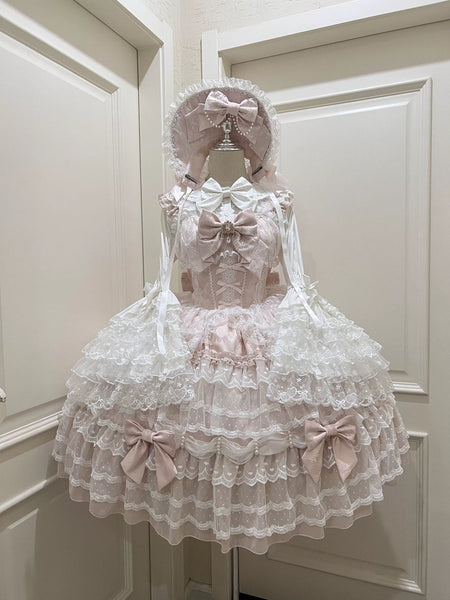 Sweet Lolita Pink Bonnet