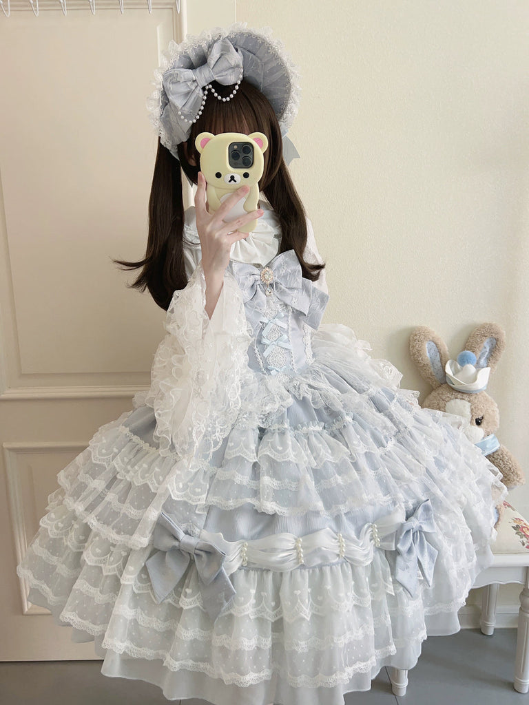 Sweet Lolita Blue Bonnet