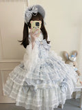 Sweet Lolita Blue Bonnet