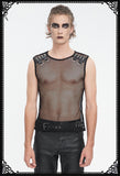 Sleeveless mesh Unisex T-shirt