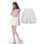 White dolly frilly mini petticoat