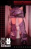 Heart-Stealing Demon 💘 Unisex Scottish Plaid Straight Leg Shorts