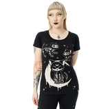 MOONLIGHT T SHIRT - BLACK
