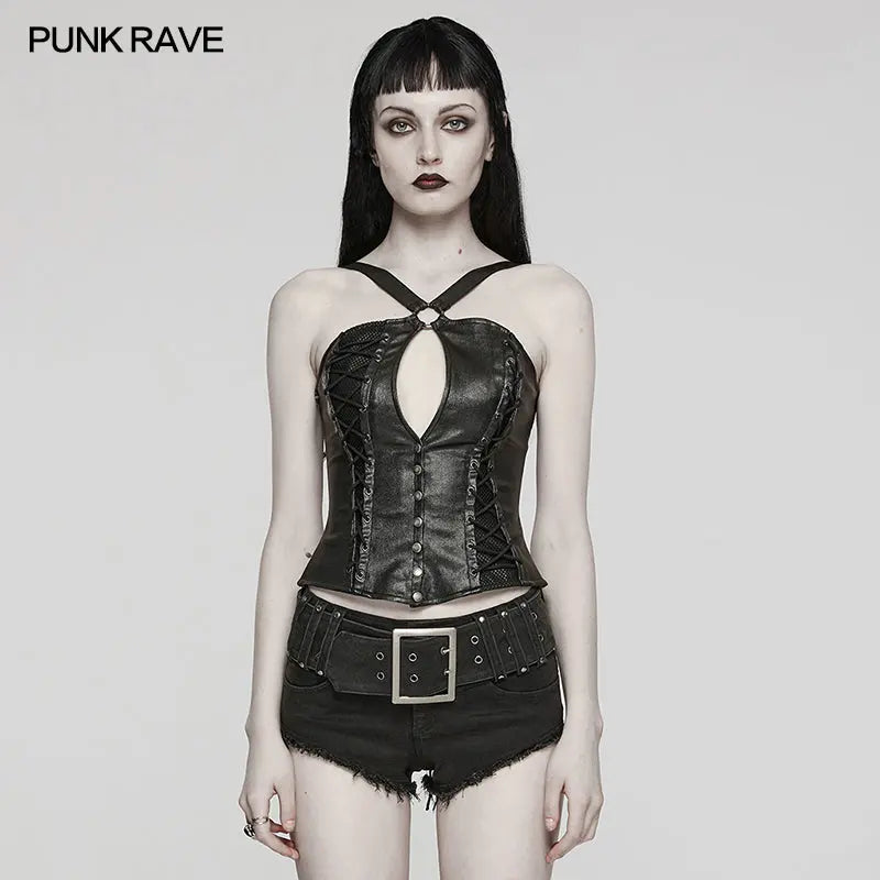 Sexy Hollow Out Vest Shaper Top