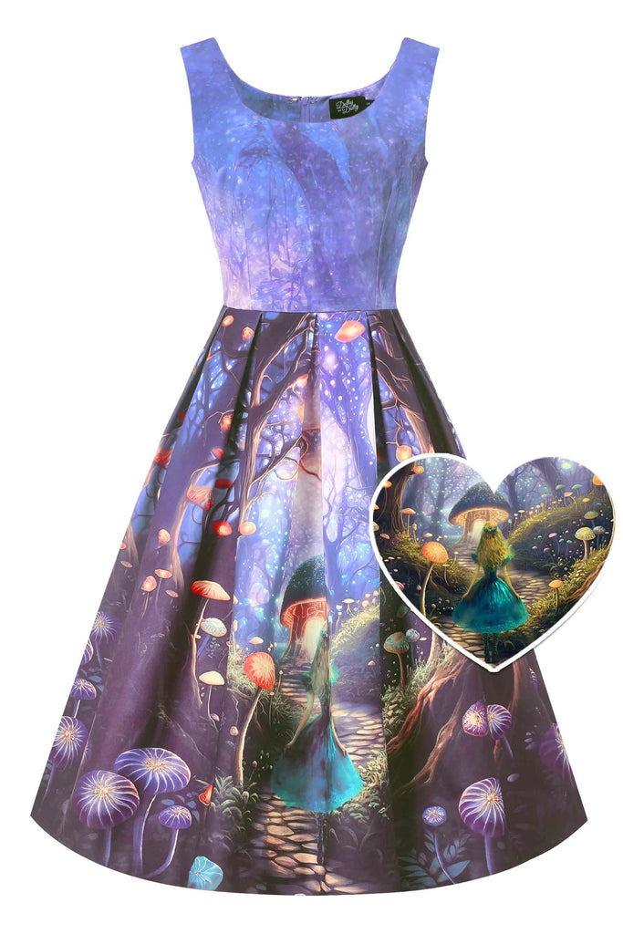 Amanda Alice In Wonderland Swing Dress