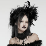 Gothic Feather Headdress