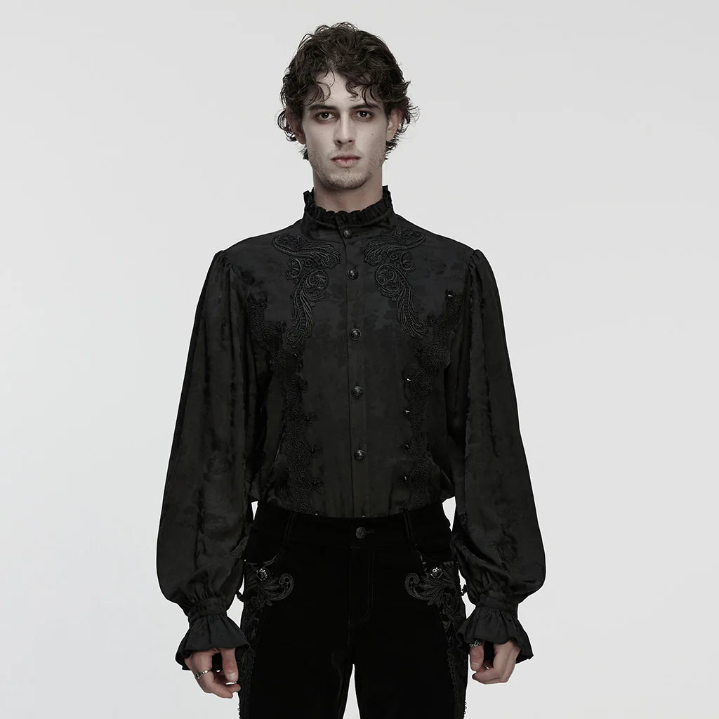 Gothic asymmetric shirt