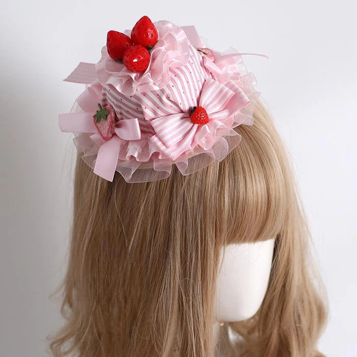 Sweet Lolita Strawberry Head Accessory