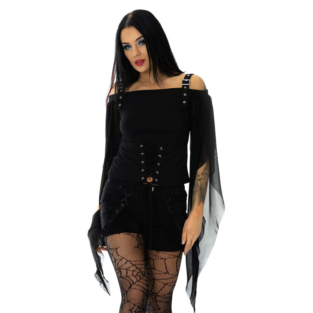 ADDYLIN TOP - BLACK