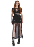 MOODY MELODY SLIT SKIRT Banned Apparel