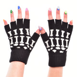 BGS FINGERLESS GLOVES - BLACK/WHITE