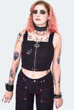 Cargo Style Crop Top By Jawbraker