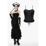 Gothic Velvet Lace Bustier