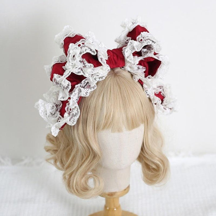 Sweet Lolita KC with Large Lace Bow