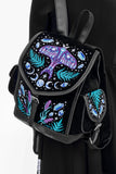 ENCHANTED FOREST BACKPACK Magical backpack with moth embroidery