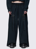 Hard Black Washed Sweatpants