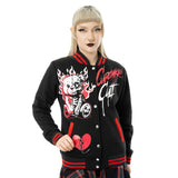 HEARTBREAK BEAR VARSITY JACKET