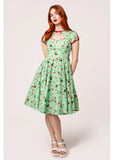 Marjorie Cherry Ladybug 50's Swing Dress