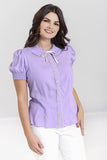 Calliste Blouse- Lavender