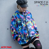 Space C.D. ZIP BIG Hoodie