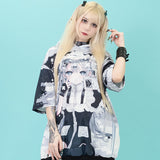GAME GIRL Hoodie Short Sleeves