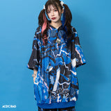 CYBER OCTOPUS HOODIE Short Sleeves